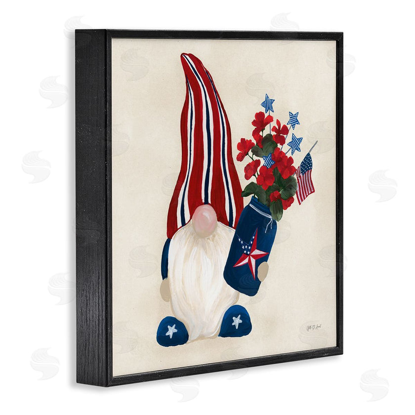 Yvette St. Amant | Patriotic Gnome & Flowers