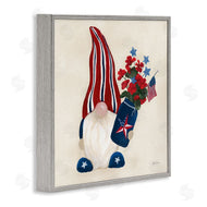 Yvette St. Amant | Patriotic Gnome & Flowers
