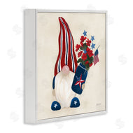Yvette St. Amant | Patriotic Gnome & Flowers