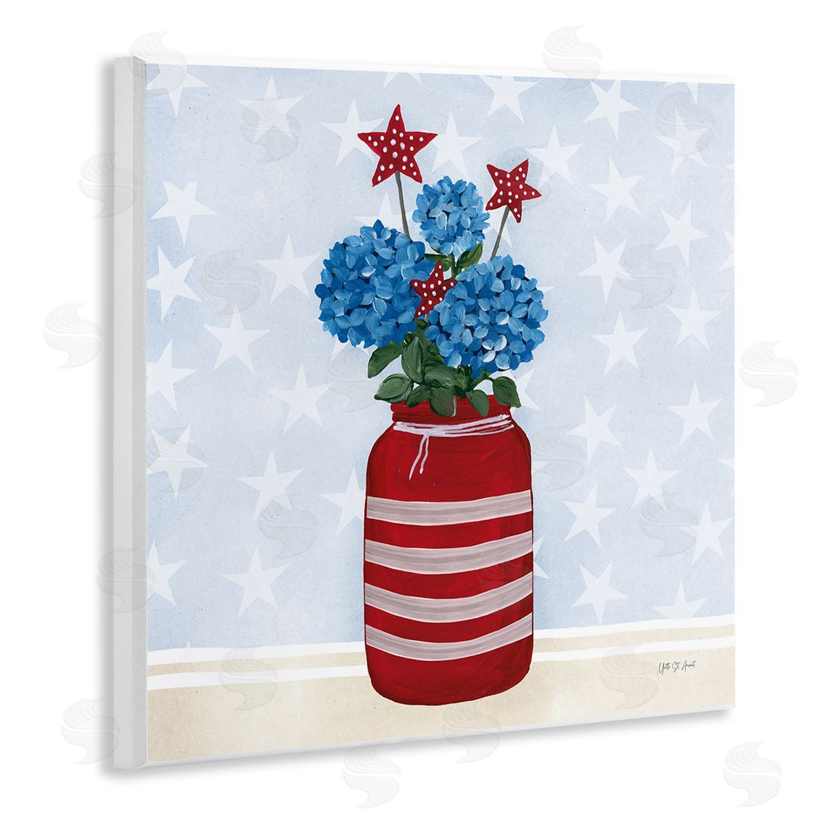 Summer Stars Bouquet Wood Plaque Wall Art, Home Decor by Yvette St. Amant