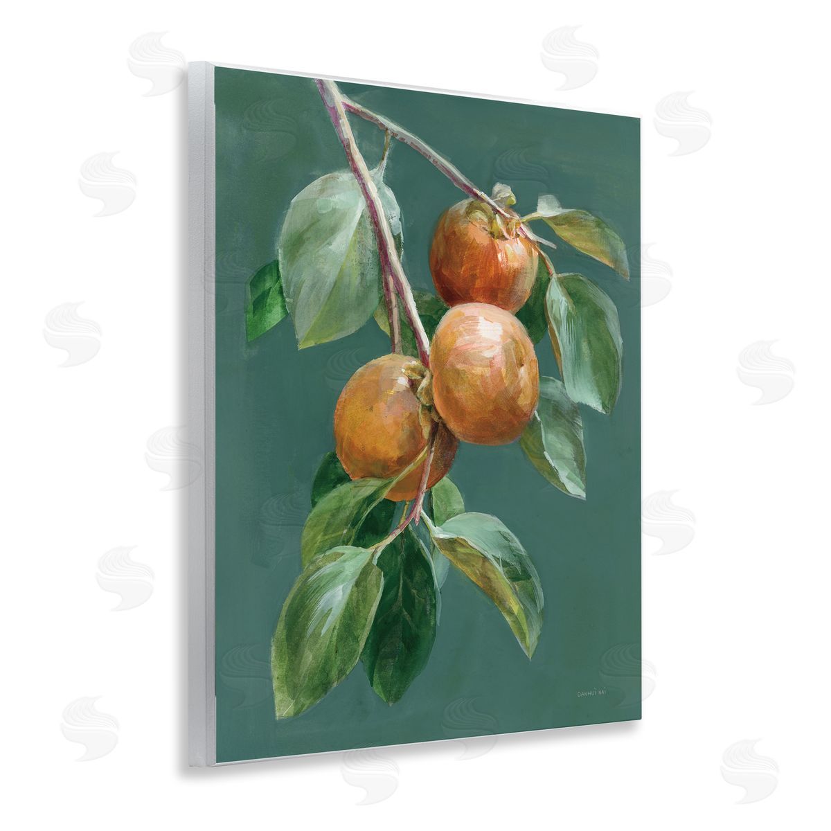 Autumn Harvest Fruits Wood Plaque Wall Art, Home Decor by Danhui Nai