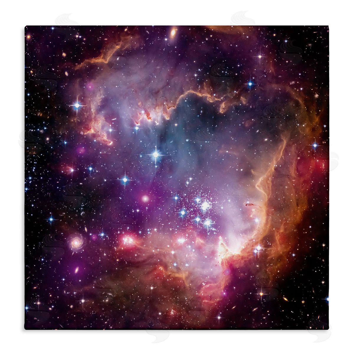 Cloud Galaxy with Stars Canvas Wall Art, Home Decor by Wild Apple Portfolio