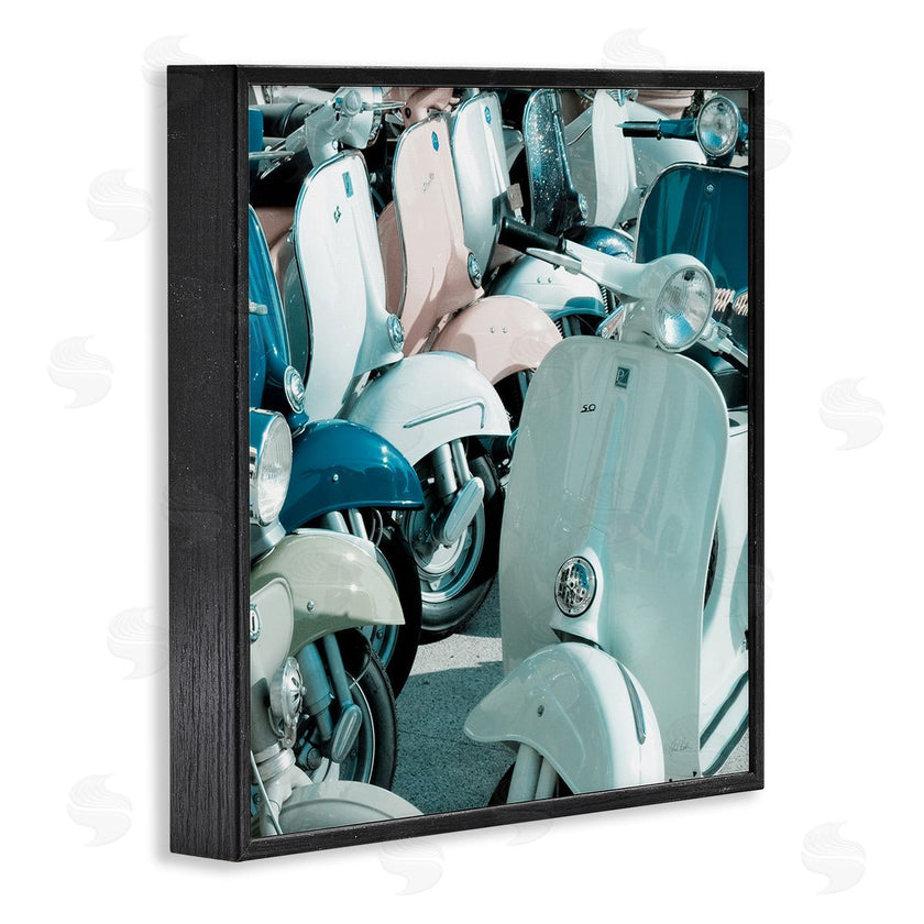 Deborah Revell | Lined Up Italian Scooters