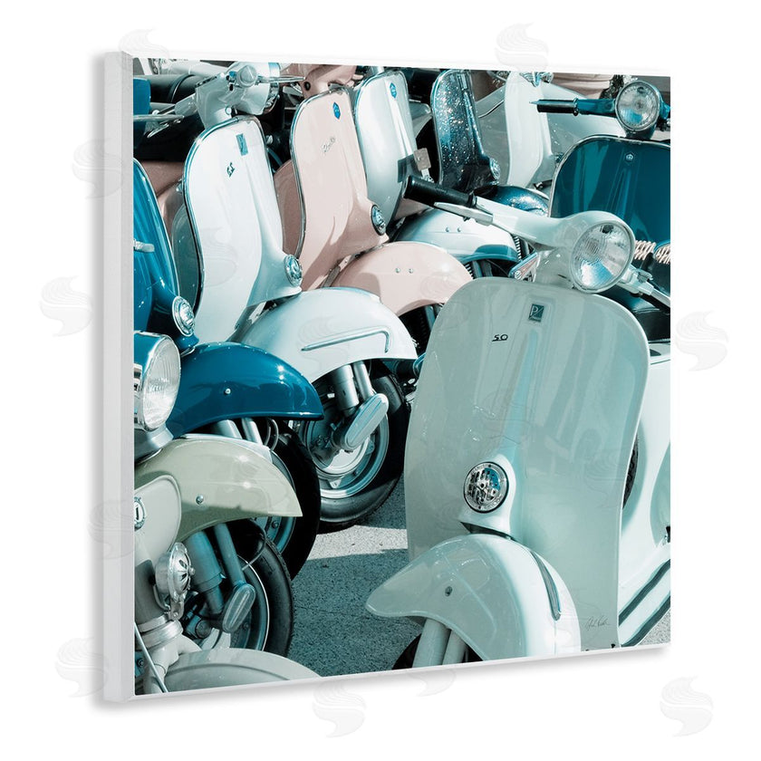 Deborah Revell | Lined Up Italian Scooters