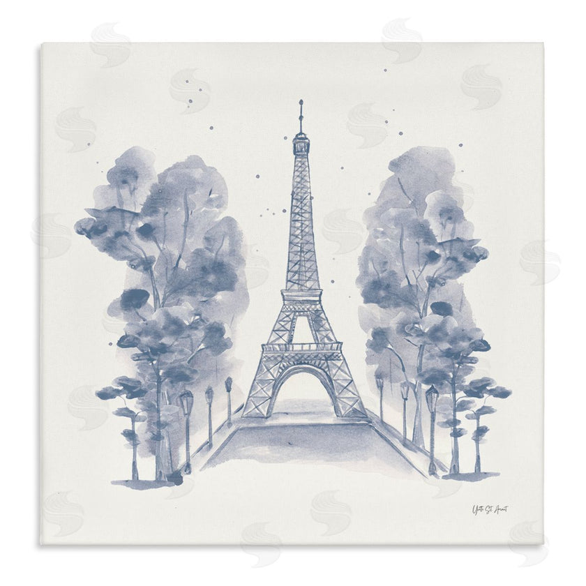 Yvette St. Amant | Eiffel Tower Watercolor