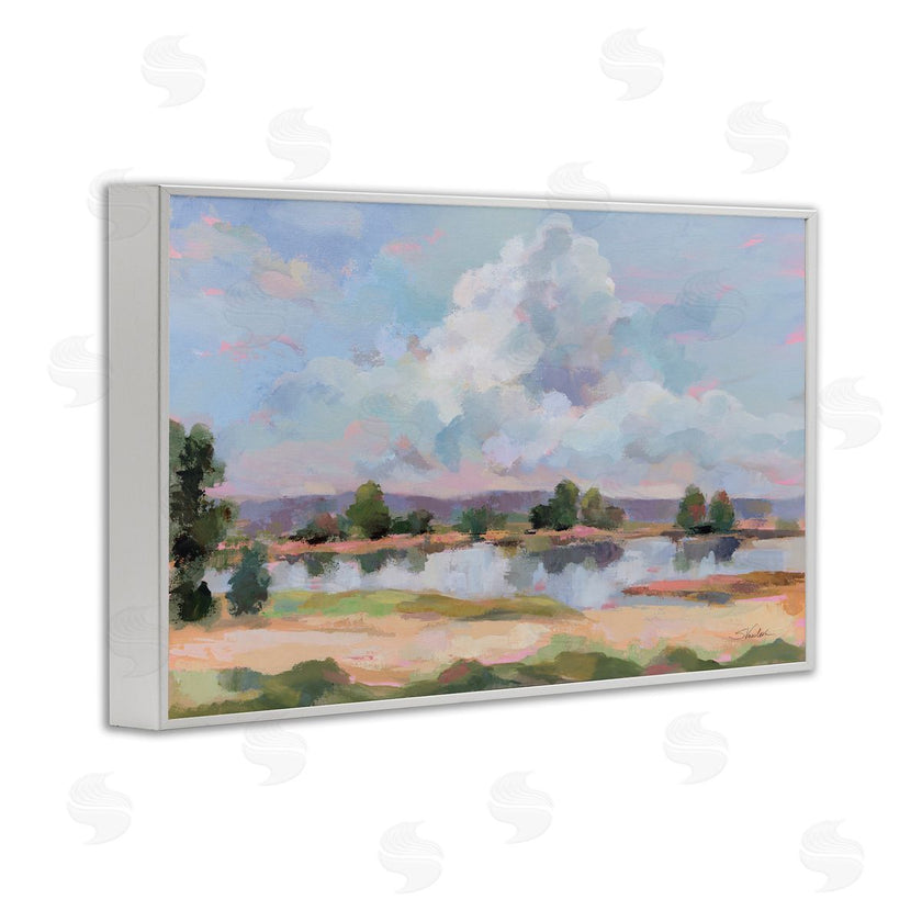 Silvia Vassileva | River View Overhead Clouds