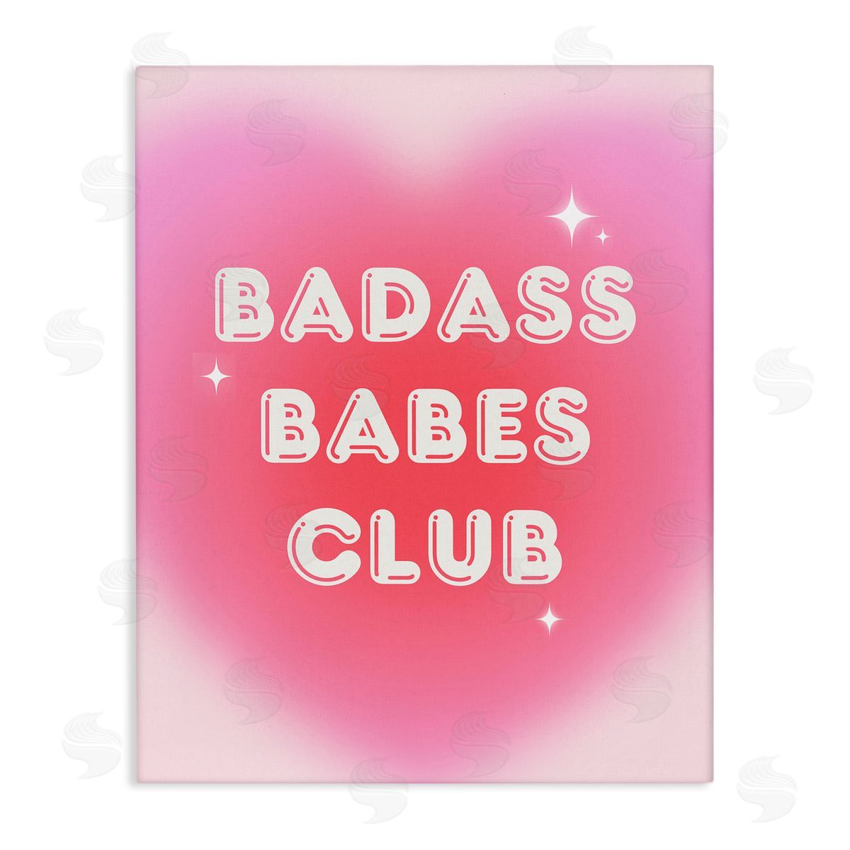 Bad*ss Babes Club Canvas Wall Art, Home Decor by House of Lulu