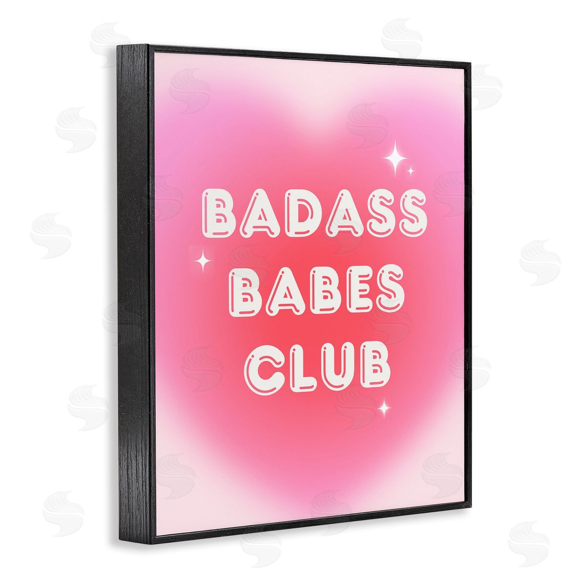 Bad*ss Babes Club Black Frame Print Wall Art, Home Decor by House of Lulu