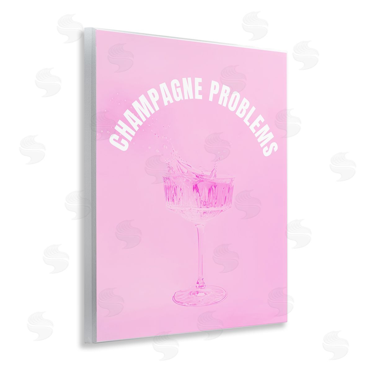 Champagne Problems Pink Wood Plaque Wall Art, Home Decor by House of Lulu