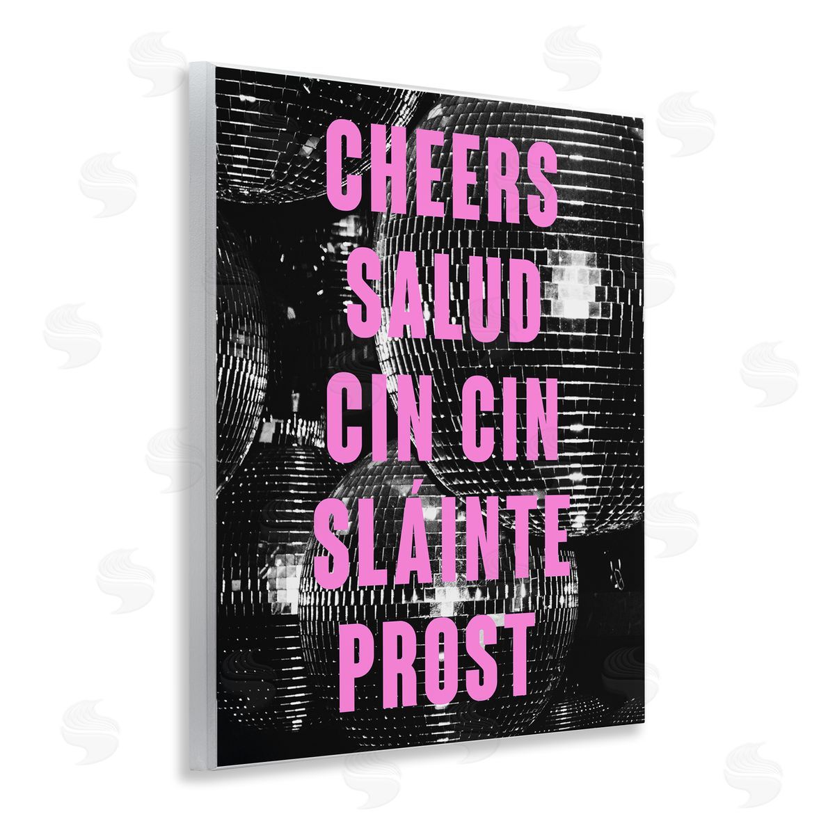 Cheers Various Languages Wood Plaque Wall Art, Home Decor by House of Lulu