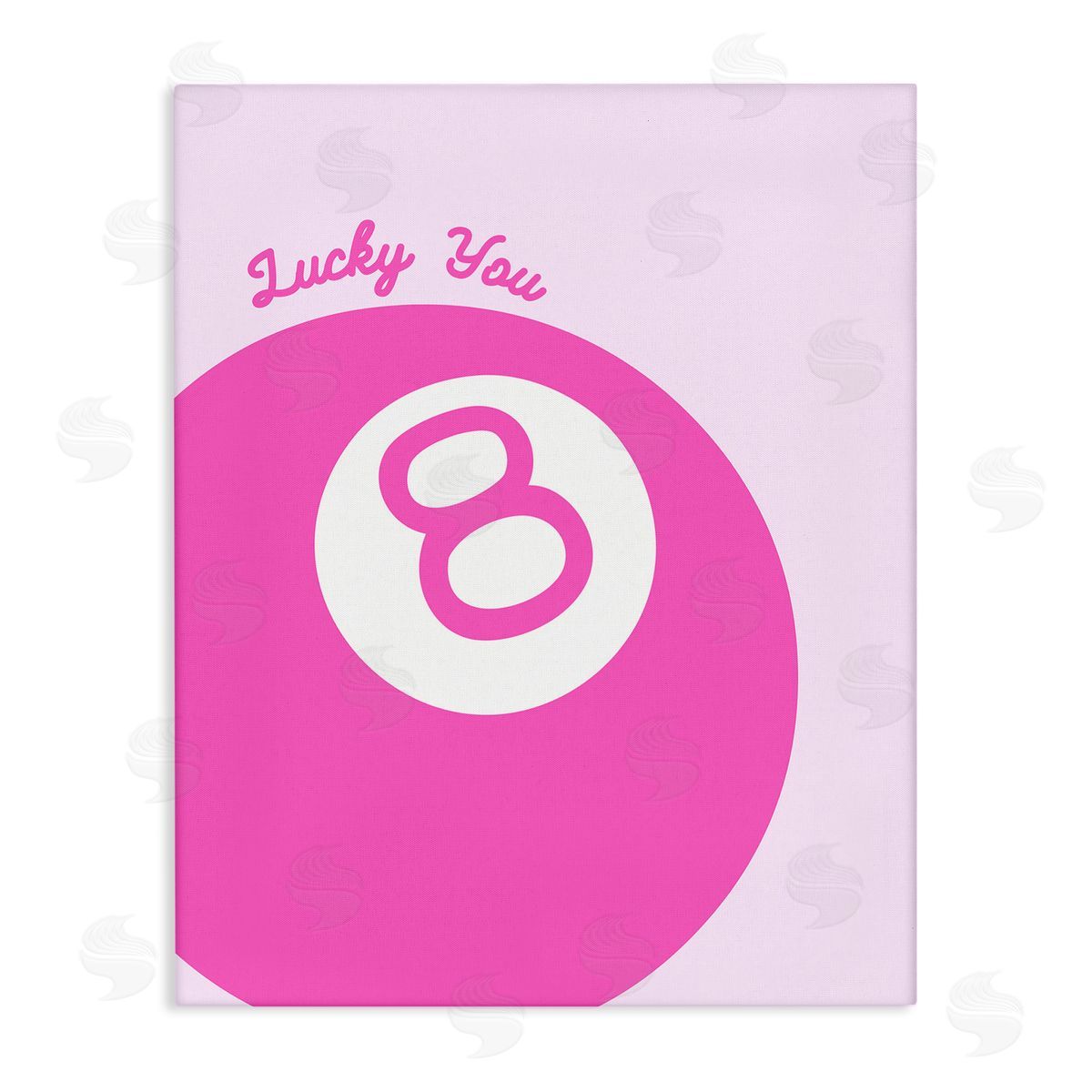 Lucky You Eight Ball Canvas Wall Art, Home Decor by House of Lulu