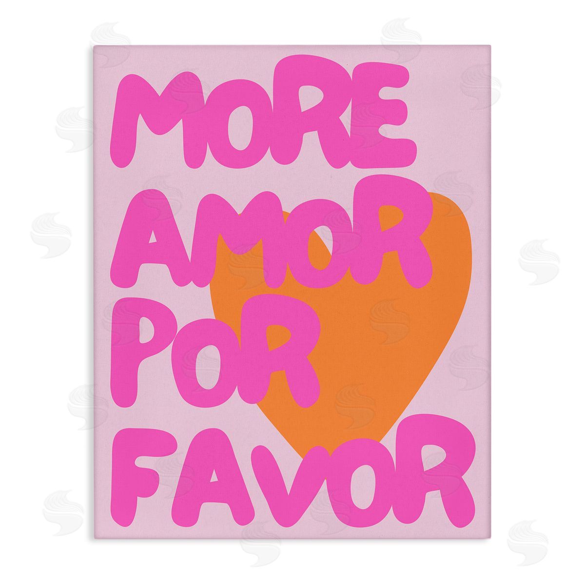 More Amor Por Favor Canvas Wall Art, Home Decor by House of Lulu