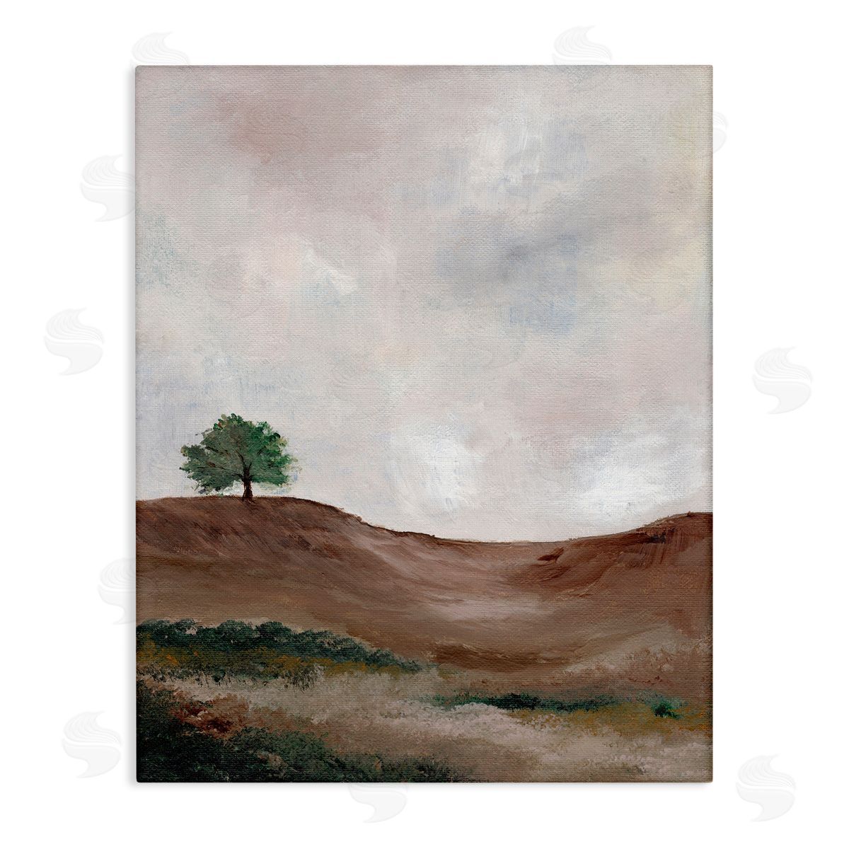 Curving Desert Hill Canvas Wall Art, Home Decor by Nikita Jariwala