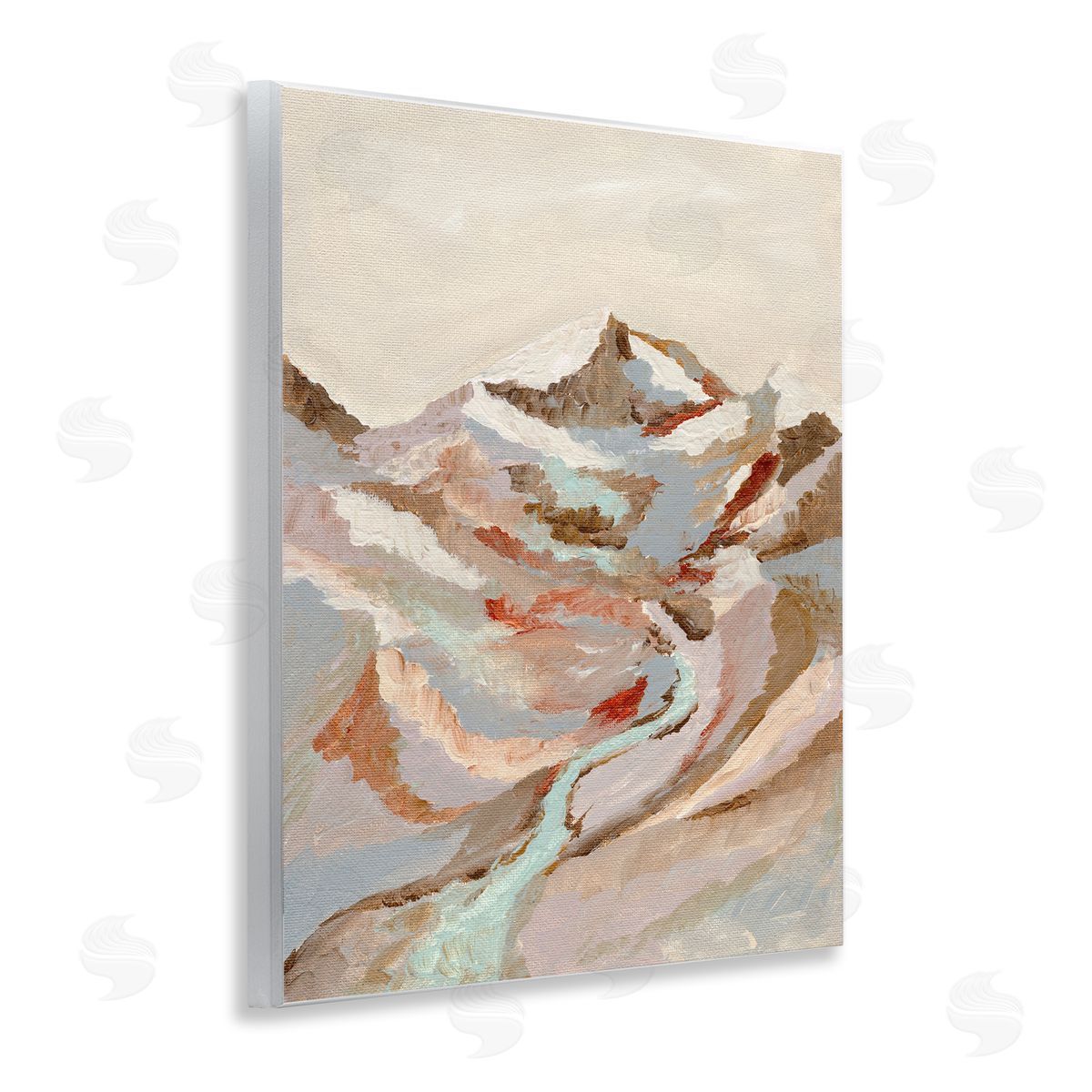 Earthen Tones Landscape Wood Plaque Wall Art, Home Decor by Nikita Jariwala