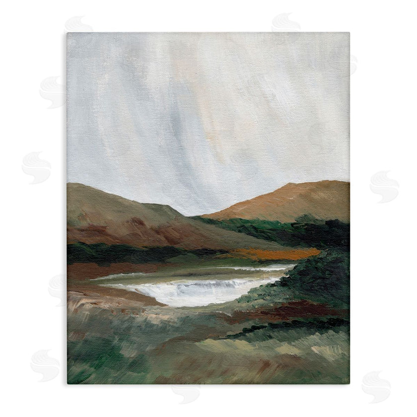 Nikita Jariwala | Two Mountains with Pond