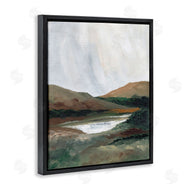 Nikita Jariwala | Two Mountains with Pond