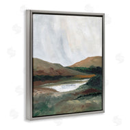 Nikita Jariwala | Two Mountains with Pond