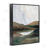 Nikita Jariwala | Two Mountains with Pond