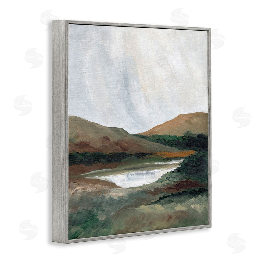 Nikita Jariwala | Two Mountains with Pond
