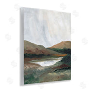 Nikita Jariwala | Two Mountains with Pond