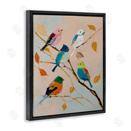 Svetlana Aleynikova | Parakeets on Fall Branch