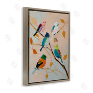 Svetlana Aleynikova | Parakeets on Fall Branch