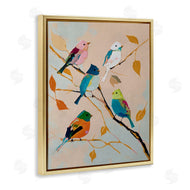 Svetlana Aleynikova | Parakeets on Fall Branch