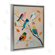 Svetlana Aleynikova | Parakeets on Fall Branch