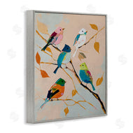 Svetlana Aleynikova | Parakeets on Fall Branch