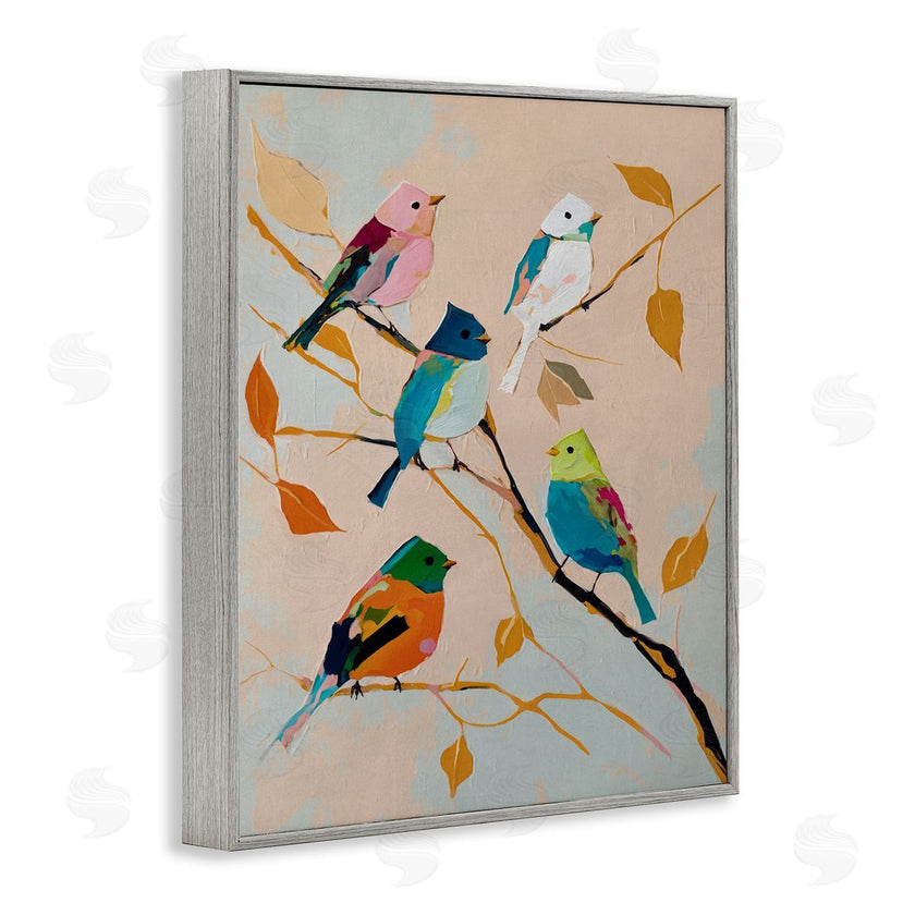 Svetlana Aleynikova | Parakeets on Fall Branch