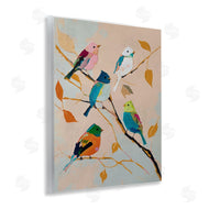 Svetlana Aleynikova | Parakeets on Fall Branch