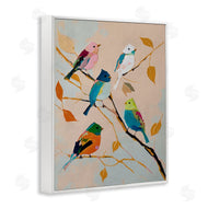 Svetlana Aleynikova | Parakeets on Fall Branch