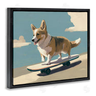Svetlana Aleynikova | Skateboarding Corgi Dog