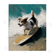 Svetlana Aleynikova | Surfer Dog Catching Wave