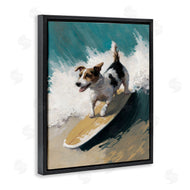 Svetlana Aleynikova | Surfer Dog Catching Wave