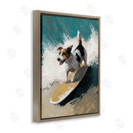 Svetlana Aleynikova | Surfer Dog Catching Wave