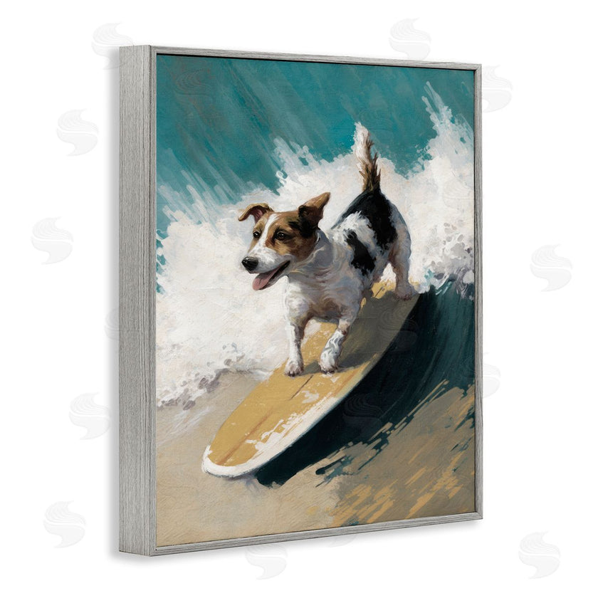 Svetlana Aleynikova | Surfer Dog Catching Wave