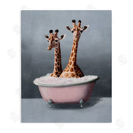 Svetlana Aleynikova | Giraffe Pair in Tub