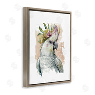 Svetlana Aleynikova | Cockatiel with Pink Flower