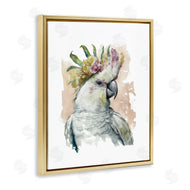 Svetlana Aleynikova | Cockatiel with Pink Flower