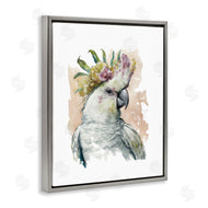 Svetlana Aleynikova | Cockatiel with Pink Flower