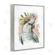 Svetlana Aleynikova | Cockatiel with Pink Flower