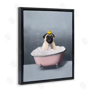 Svetlana Aleynikova | Bathing Pug with Rubber Duck