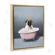 Svetlana Aleynikova | Bathing Pug with Rubber Duck
