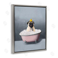Svetlana Aleynikova | Bathing Pug with Rubber Duck