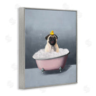 Svetlana Aleynikova | Bathing Pug with Rubber Duck