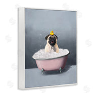 Svetlana Aleynikova | Bathing Pug with Rubber Duck