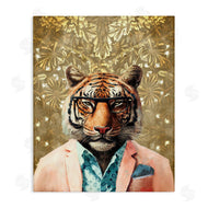 Svetlana Aleynikova | Stylish Tiger Gold Wall