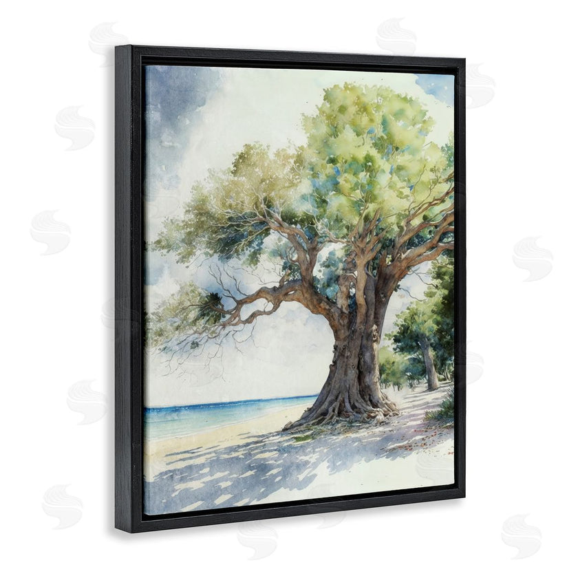 Svetlana Aleynikova | Watercolor Tree on Shore
