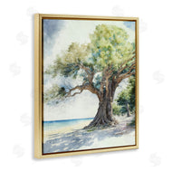 Svetlana Aleynikova | Watercolor Tree on Shore